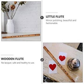 Wooden Flute Piccolo Traditional Musical Gift for Beginners