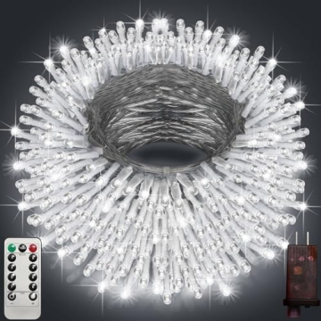 393FT Outdoor Christmas Lights 1200 LED Christmas Lights with 8 Modes Waterproof Led String Lights P...