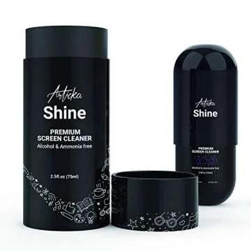 Articka Shine Screen Cleaner Spray for Electronic Devices – Computer Screen Cleaner with 2 Microfi...