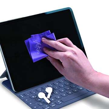 Articka Shine Screen Cleaner Spray for Electronic Devices – Computer Screen Cleaner with 2 Microfiber Cloths - Screen Cleaning Spray for Lenses, iPad, Tablets, Laptops, HDTVs – Natural Formula – 2.5oz