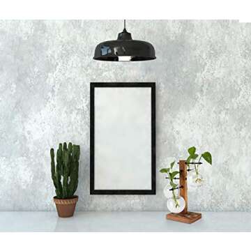 PAG Planter Terrariums Kit Desktop Hydroponics Air Plant Holder with 4 Bulb Beaker Glass Vase and Solid Wood Stand, Home Office Decoration Gardening Gift for Women