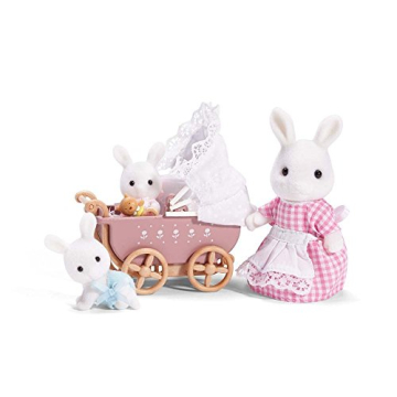Calico Critters Snow-Warren Rabbit Family Set for Imaginative Play