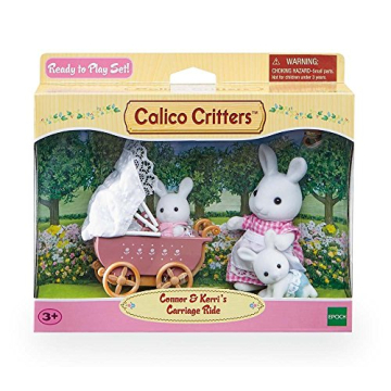 Calico Critters Snow-Warren Rabbit Family Set for Imaginative Play