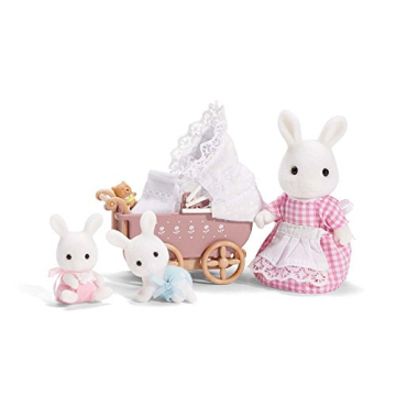 Calico Critters Snow-Warren Rabbit Family Set for Imaginative Play