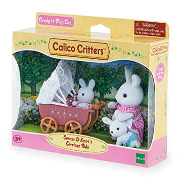 Calico Critters Snow-Warren Rabbit Family Set for Imaginative Play