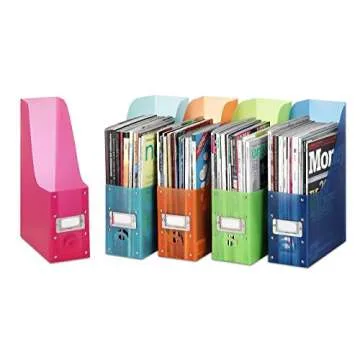 Whitmor Magazine Organizers, Set of 5, Multicolor