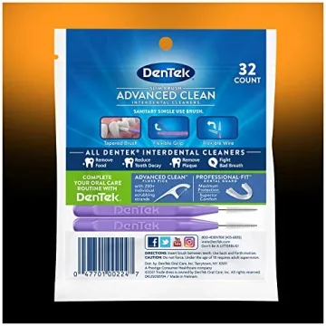 DenTek Slim Brush Interdental Cleaners for Tight Spaces
