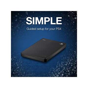 Seagate (STGD2000100) Game Drive for PS4 Systems 2TB External Hard Drive Portable HDD â€“ USB 3.0, Officially Licensed Product
