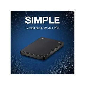 Seagate (STGD2000100) Game Drive for PS4 Systems 2TB External Hard Drive Portable HDD â€“ USB 3.0, Officially Licensed Product