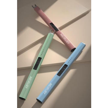 MEIRUBY Electric Candle Lighter Rechargeable USB Windproof