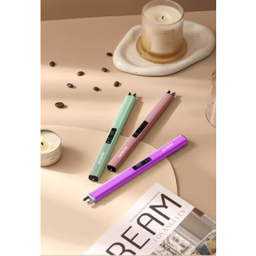 MEIRUBY Electric Candle Lighter Rechargeable USB Windproof