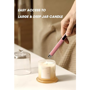 MEIRUBY Electric Candle Lighter Rechargeable USB Windproof