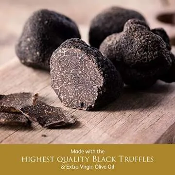 TruffleHunter - Black Truffle Oil - Extra Virgin Olive Oil for Cooking & Seasoning - 8.45 Oz