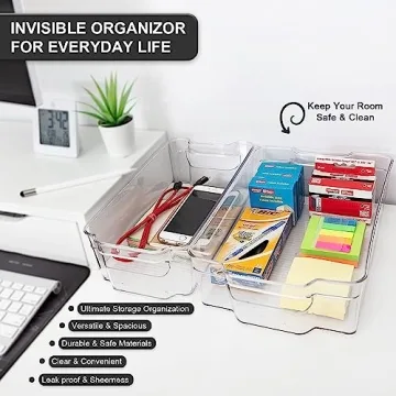 JINAMART Refrigerator Organizer Bins for Perfect Kitchen Storage