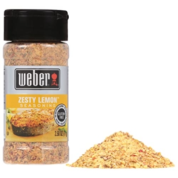 Weber Zesty Lemon Seasoning Perfect for Every Dish