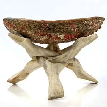 Premium Bundle with 5 Inch or Larger Abalone Shell, Natural Wooden Tripod Stand, and 3 California White Sage Smudge Sticks for Incense Burning, Home Fragrance, Energy Clearing, Yoga, Meditation