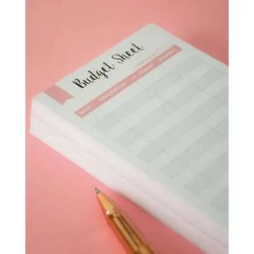 Lamare Set of 60 Spending Tracker A6 Budget Sheets I Expense Tracker for Budget Planner Binder - Use with Budget Tracker, A6 Cash Envelopes, A6 Planner - Size 3.2” x 6.6” - A6 Budget Binder Inserts