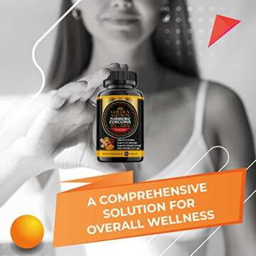 GOLDEN SAFFRON Turmeric Curcumin with Saffron Enhanced Formula