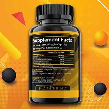 GOLDEN SAFFRON Turmeric Curcumin with Saffron Enhanced Formula