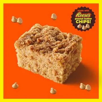 Betty Crocker REESE'S Peanut Butter Coffee Cake Mix with Mini REESE'S Peanut Butter Chips and Brown Sugar Streusel Topping, Holiday Baking, 14.2 oz