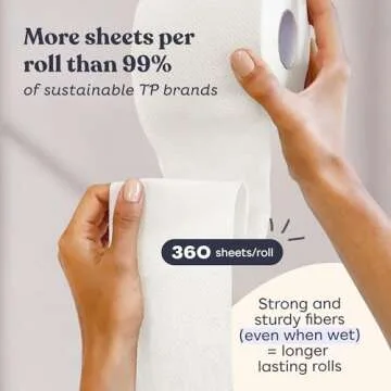Best Eco-Friendly Bamboo Toilet Paper – 3 Ply, Soft & Strong