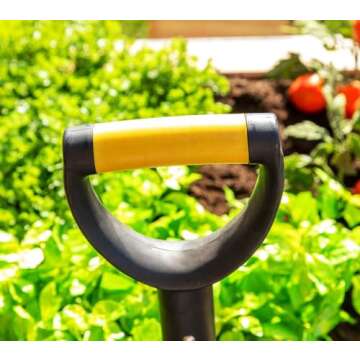 Lightweight Gardening Shovel with Comfortable D-Handle