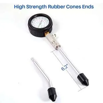 BETOOLL HW0130 8pcs Petrol Engine Cylinder Compression Tester Kit Automotive Tool Gauge