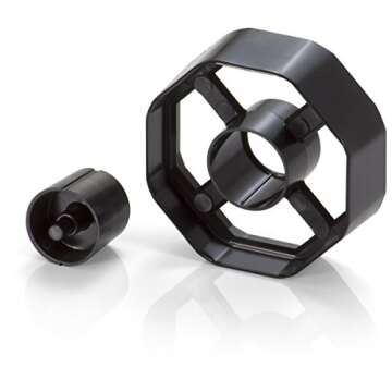 Officemate 2-in-1 Heavy Duty Tape Dispenser 1-Inch and 3-Inch Core, Black (96699)