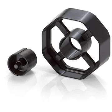 Officemate 2-in-1 Heavy Duty Tape Dispenser 1-Inch and 3-Inch Core, Black (96699)