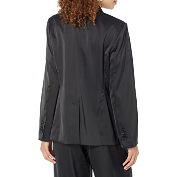 Shop Staples by The Drop Satin Blazer for Effortless Style