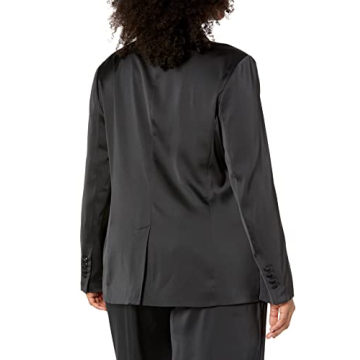 Shop Staples by The Drop Satin Blazer for Effortless Style