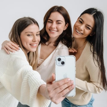 Mkeke iPhone 15 Clear Case with Slim Design