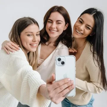 Mkeke iPhone 15 Clear Case with Slim Design