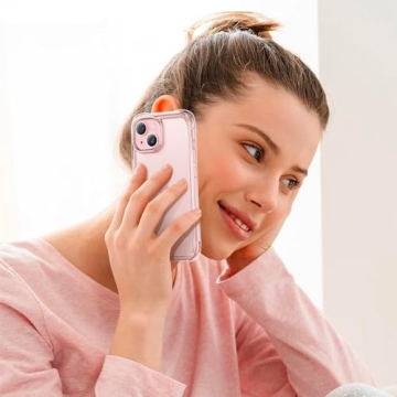 Mkeke iPhone 15 Clear Case with Slim Design