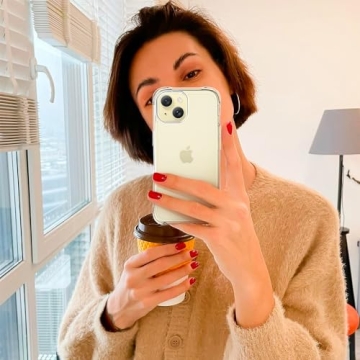 Mkeke iPhone 15 Clear Case with Slim Design