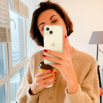 Mkeke iPhone 15 Clear Case with Slim Design