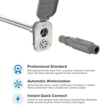 Aquor House Hydrant V2+ Quick Connect Frost-Free Faucet