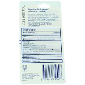 Vaseline Lip Therapy Advanced Formula - Pack of 3