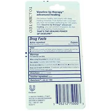 Vaseline Lip Therapy Advanced Formula - Pack of 3