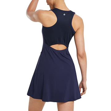 BALEAF Women's Tennis Golf Dress Sleeveless UPF 50+