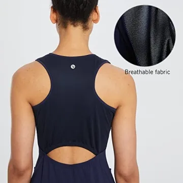 BALEAF Women's Tennis Golf Dress Sleeveless UPF 50+