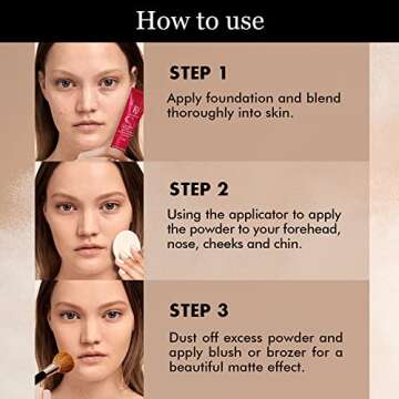 FV Flawless Matte Pressed Powder - Oil-Control & Long-Lasting Coverage, Lightweight Baking Setting Powder for All Skin Types, 0.28oz, Classic Ivory