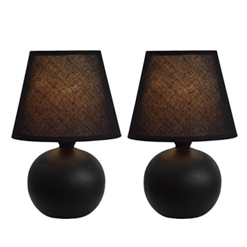 Mini Ceramic Globe Table Lamps Set for Stylish Spaces