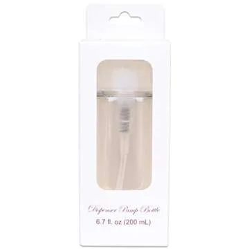 Beauticom 7 Oz Clear Bottle Dispenser for Travel & Beauty