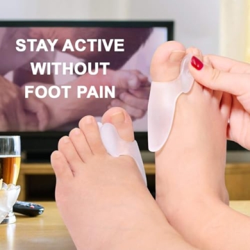 Promisun Bunion Pads - 10 Gel Cushions for Foot Relief