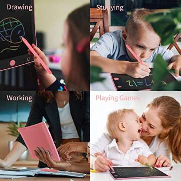 ORSEN Colorful 8.5 Inch LCD Writing Tablet for Kids, Electronic Sketch Drawing Pad Doodle Board, Toddler Easter Basket Stuffers Gifts for 3 4 5 6 7 8 Year Old Girls Boys