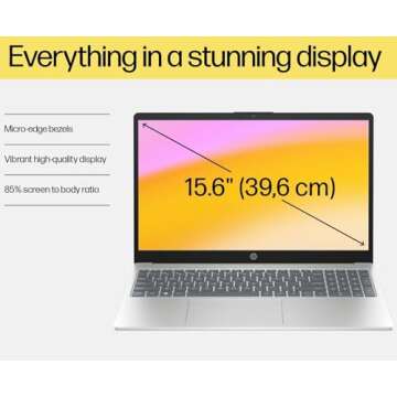 HP 15.6" FHD Laptop - Intel 4-Core, 32GB RAM, 1TB SSD