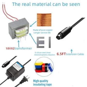 Ousaly18VX2 500mA Power Adapter for Behringer