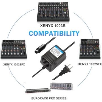 Ousaly18VX2 500mA Power Adapter for Behringer