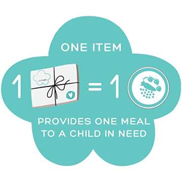 grabease Allover Waterproof Bib for Self-Feeding Infants and Toddlers, Machine Washable, Ages 6-24 Months, Teal